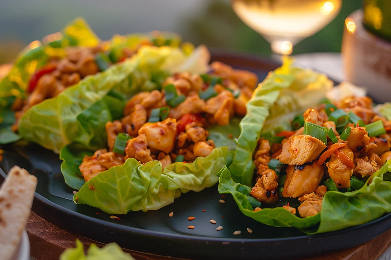 Perfect Asian Chicken Lettuce Wraps